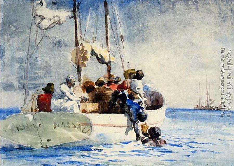 Winslow Homer : Sponge Fishing